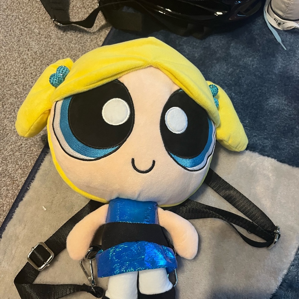 Dolls Kill Powerpuff Girls Bubbles Plush Backpack NWOT